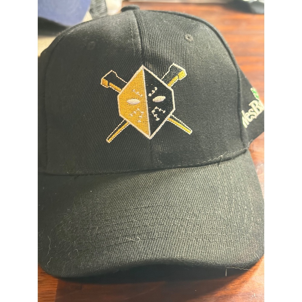 Associated Premium Corp WesBanco Logo Baseball Cap Black Acrylic Hat Adjustable